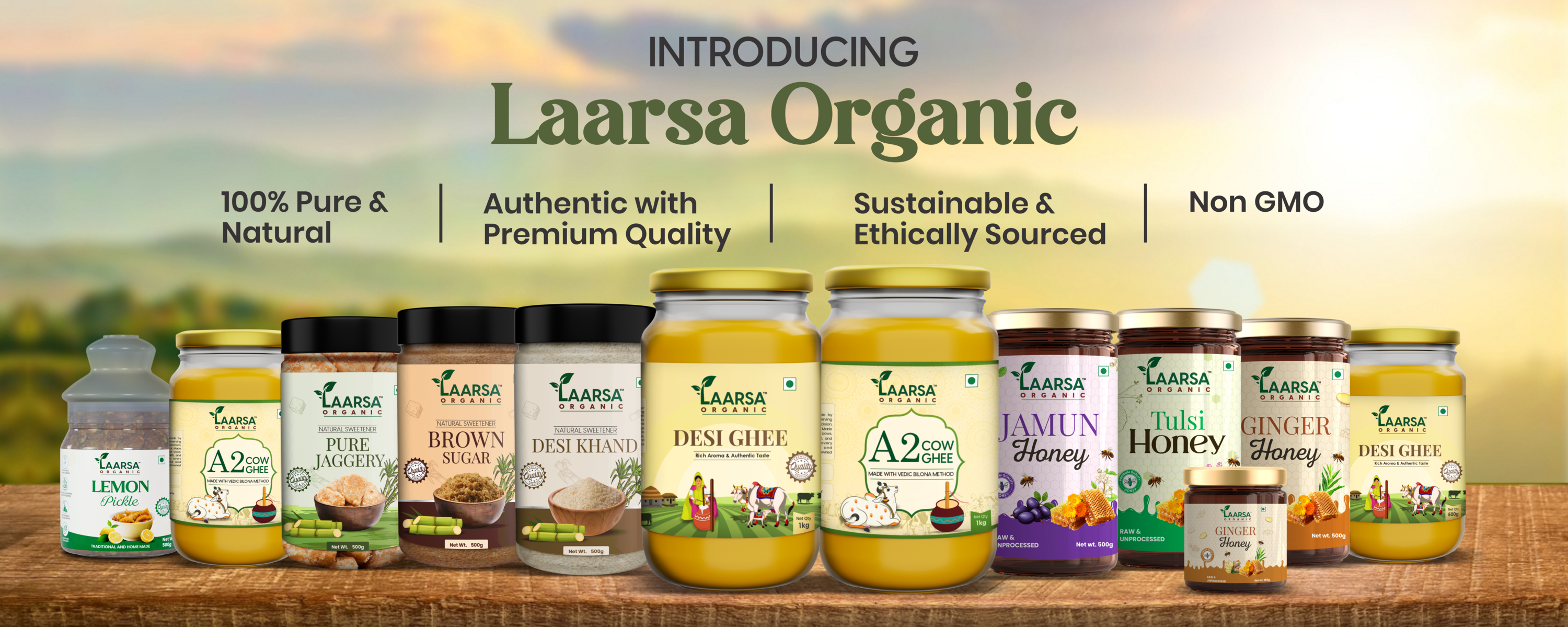 laarsa organic serving pure, natural and premium quality